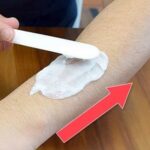 パイナップル豆乳除毛クリーム　塗り方のコツ　逆向き